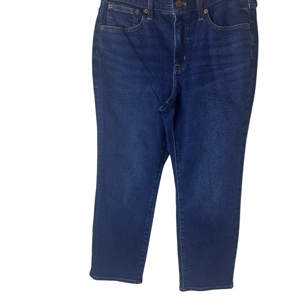 J.Crew Essential Straight All Day Stretch Jeans Dark Wash 28P Petite NEW